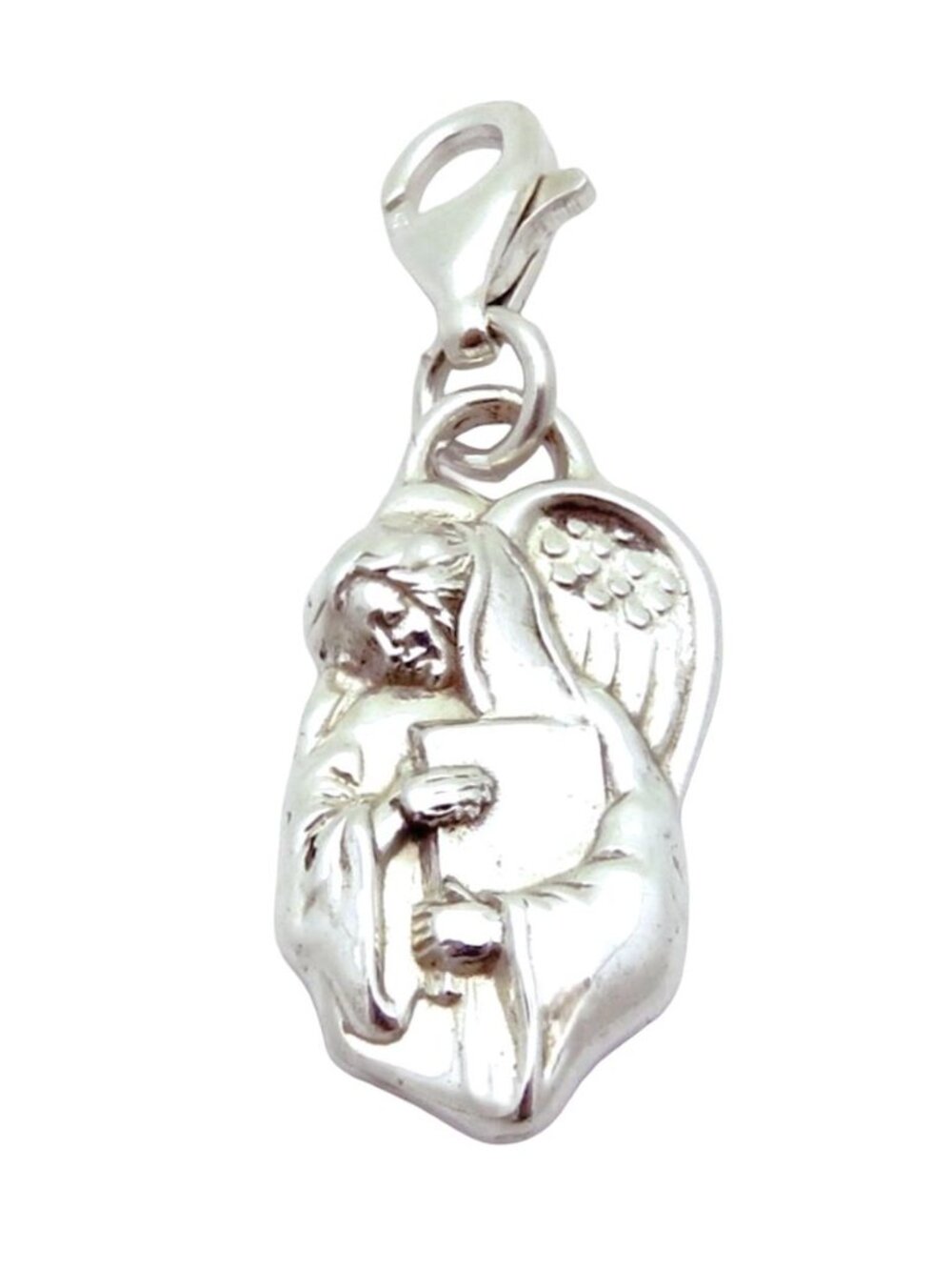 Vintage Sterling Silver Jophiel Angel of Wisdom Clip on Charm or Pendant